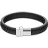 Tommy Hilfiger Jewelry Braccialetto da Uomo in Pelle Colore Nero - 2790375