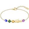 Lacoste Orecchini, Bracciale o Collana da donna Collezione DEVA in color oro giallo