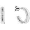 Calvin Klein Orecchini a Cerchio da Donna Collezione PLAYFUL REPETITION in Acciaio Inossidabile - 35000031