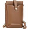 Pepe Jeans Elia Bagaglio- Borsa messenger donna, marrone, Taglia unica, Borsa a tracolla per cellulare