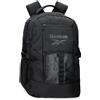 Reebok Joumma Bags - Zaino per computer portatile, in poliestere, compressione laterale per regolare il carico, spallacci larghi, ergonomici e imbottiti, Nero, Taglia unica, Zaino doppio