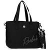 Reebok borsa a tracolla, 27 x 22 x 15 cm, poliestere, viola, nero, di Joumma Bags