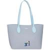 Disney Joumma Disney Tiki Stitch Denim Borsa Tote 31x25.5x11.5 cm PU e Poliestere