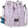 Disney Joumma Disney Bloom Stitch Viola Sack Bag 14x17x9 cm PU e Poliestere