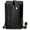 Pepe Jeans Elia Bagaglio- Borsa messenger donna, Nero, Taglia unica, Borsa a tracolla per cellulare