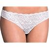 Cotonella 6 Pezzi Slip Brasiliana Donna GD170 L'Altra Inserti in Pizzo, Bianco 4/L