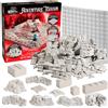 MONSTER PROTECTORS Monster Adventure Terrain 107 Piece Paintable Rock Formation Expansion Set - Ful