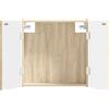 vidaXL Armadietto per bersaglio da freccette ARNHEM, legno effetto rovere Sonoma, 52,5 x 10,5 x 53,5 cm