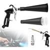 GORPENT Pistola di pulizia ad aria compressa, 6-9,2 bar, pistola ad asciugatura per auto, compressore preciso, pistola ad aria compressa, pistola ad aria compressa per sedili, cerchioni, motore, tessuto
