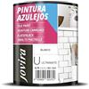 JOVIRA PINTURAS Vernice Per Piastrelle 750 ml |ultra opaco a Base d'acqua. Date un nuovo look alla vostra cucina e al vostro bagno. (750 Millilitri,Bianco)