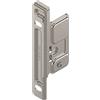 Blum ZSF.1700 L METABOX Left Screw-On Drawer Standard Front Fixing Bracket, Nickel by Blum