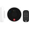 Hom-io la tua smart home Hom-Io | Kit Allarme Casa Senza Fili OMNI ALARM, Smart con WiFi, Portatile e Indipendente, Sistema di Antifurto Casa Wireless Compatibile con Alexa e Google