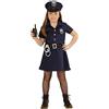 W WIDMANN MILANO Party Fashion - Costume da poliziotta per bambini, abito, uniforme, costume da poliziotta, carnevale
