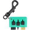 GMBYLBY Scrubber per superfici e scanalature veloci, 3 in 1 | Pulitore portatile per da golf per la rimozione delle scanalature della testa e della sabbia, dimensioni