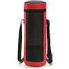 Xweptuy Borsa termica per bottiglie, 1,5 l, con cinghia regolabile, isolamento a lunga durata, tessuto Oxford, rosso