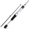 SiaBiced Canna da Pesca Lure Composito Sezioni | composito, 5 sezioni, anelli guida, , fibra carbonio, metallo, suma, azione rigida, per acqua salata,
