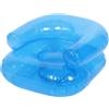 Bemonew Divano gonfiabile, sedia gonfiabile ermetica, per bambini e adulti, gonfiaggio veloce, resistente in PVC, blu