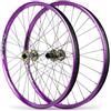 HWEVDHJ Set Di Ruote MTB Perno Passante 26/27,5/29 XC/AM Mozzi Freno A Disco 32H | Cerchi In Lega Di Alluminio, Ruote Anteriori E Posteriori MTB, Per Cassette A 7-12 Velocità