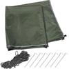CLISPEED Telo Parasole per Tenda, Telo da Campeggio Oxford 210d Argentato, Anti-UV, per Picnic e Campeggio, Giardino