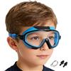 Generic Occhialini da nuoto per bambini con clip per naso e tappi per le orecchie | Occhiali per bambini per ragazzi ragazze piscina spiaggia snorkeling immersioni sport acquatici vacanze estive viaggi