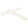 CLISPEED Brake Block, Bike Brake Pads Bianco, 3 Pezzi, per Exercise Bike Indoor, No-Slip, Resistenti all'Usura, Uso Sicuro