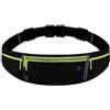 Generic LVJMJ Cintura da corsa unisex con porta bottiglia d'acqua, marsupio con 4 tasche con cerniera, adatta per telefono da 7,2 pollici, cinghia elastica regolabile, non rimbalza, per corsa, maratona