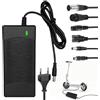 HOVCEH Caricatore Monopattino Elettrico, HOVCEH 42V 2A Caricatore Bici Elettrica,Caricatore Hoverboard con 6 Connettori e Indicatore Led, Caricabatterie Monopattino Elettrico per Xiaomi M365 Electric Scooter