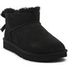 UGG BLACK ULTRA MINI BAILEY BOW