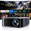 TOPTRO Proiettore 4K【2000 ANSI/40W Dolby]Vidaa Sistema Proiettore Auto focus e 6D