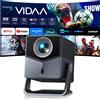 TOPTRO Proiettore 4K【1400 ANSI/Vidaa Sistema】2 * 18W Dolby Audio Proiettore Auto Focus