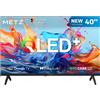 Metz 40 Pollici Smart TV con Google TV Televisore LED Gen 6 QLED HDR 10 Dolby