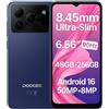 Doogeenext Note 56 Plus Android 16 Smartphone, 48GB+256GB/2TB, 6150mAh, Display HD+