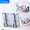 Supporto Laptop Monitor Regolabile PC Portatile Nero Argento Alluminio