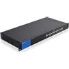 Linksys LGS124-UK - Switch di rete Gigabit non gestito a 24 porte - Hub