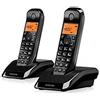 MOTOROLA Telefono MOTOROLA S1202 DECT DUO Bianco / Nero