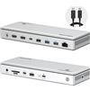 WAVLINK Docking Station Thunderbolt 4 13-in-1, 96W PD, 8K / Triple 4K, 2