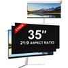 ZOEGAA 2 PCS 35 21:9 Laptop Privacy Screen Protector