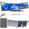 KEFEYA Monitor Portatile 14" Triplo Schermo Pc Portatile FHD 1080p con