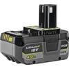 Ryobi RB1840X Batteria al Litio+ 18 V One+ 4,0 Ah Compatta, con Indicatore dello Stato di Carica, di Lunga Durata, Scocca con Protezione dagli Impatti