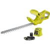 Ryobi Tagliasiepi a Batteria 18V 40 cm, Capacità di Taglio 16 mm, Lame Affilate al Diamante, Leggero e Compatto, con Batteria 2.0 Ah e Caricabatterie, RY18HT40A-120P