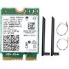 Comphic Scheda WiFi 9560NGW + 2XAntenna 1730Mbps AC 9560 2.4G+5G BT 5.0 Adattatore 802.11Ac M.2 CNVI 9560NGW Adattatore scheda WiFi
