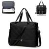 HYC00 Bagaglio a Mano 45x36x20 Easyjet Borsone da Viaggio Donna Borsa da Cabina Grande Borsone Parto Ospedale Mamma Impermeabile Borsa Piscina Sportiva Travel Duffel Bag Gym Tote,F02-Nero