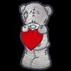 Tatty Teddy With Heart Sew On Patch