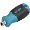HAZET Portabit 811KBM, lunghezza 70 mm, esagono cavo da 1/4 di pollice, con portabit magnetico, per uso manuale, impugnatura antiscivolo a 3 componenti