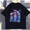 417 EDIFICE Ghost in the Shell SAC T-shirt nera grafica Motoko Kusanagi