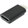 System-S Adattatore USB 3.1 tipo C femmina a 2.0 Micro B maschio in nero