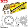 DID SUZUKI XF - FREEWIND 650 1997-2002 catena corona pignone kit DID 525VX3 passo...
