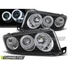 Tuning-Tec Fari anteriori Angel Eyes neri per Skoda Fabia I 12.99-08 -LPSK03