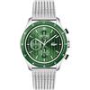 Lacoste Orologio con Cronografo al Quarzo da Uomo Collezione NEO HERITAGE con Cinturino in Acciaio Inossidabile Argentato - 2011255