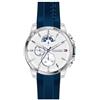 Tommy Hilfiger Orologio Analogico Multifunzionale al Quarzo per Uomo con Cinturino in Silicone, Acciaio Inossidabile o Pelle, Sottoquadranti per Giorno e Data, Resistente all'Acqua fino a 5ATM.